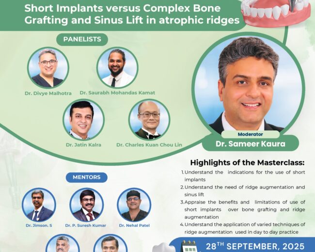 Session #02 - Short Implants Versus Complex Bone Grafting and Sinus Lift in Atrophic Ridges