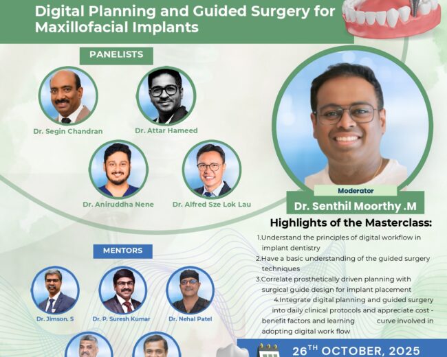 Session #03 - Digital Planning and Guided Surgery for Maxillofacial Implants